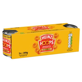 Heinz Spaghetti Hoops 3-pack