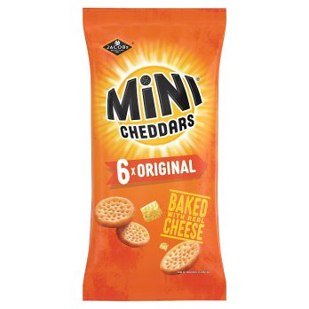 Jacobs Mini Cheddars 6-pack, 138g