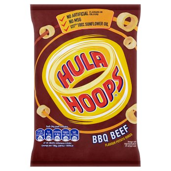 Hula Hoops BBQ beef 34g