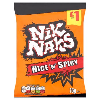 Nik Naks Nice 'N Spicy, 75g