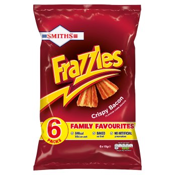 Smiths Frazzles Crispy Bacon 6-pack