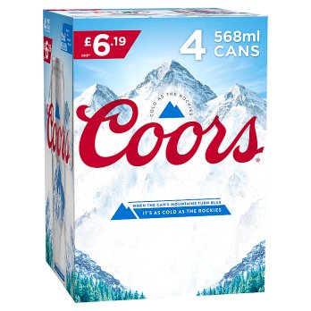 Coors Light Can, 568ml