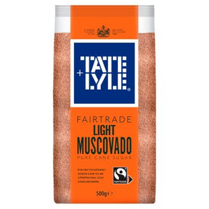 Tate & Lyle Light Muscovado Pure Cane Sugar, 500g
