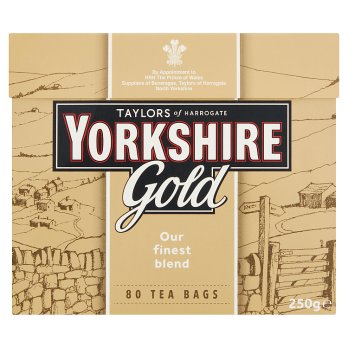Yorkshire Gold 80 Tea Bags, 250g