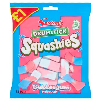 Swizzels Drumstick Squashies Bubblegum Flavour