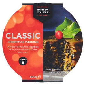Matthew Walker Classic Christmas Pudding 800g