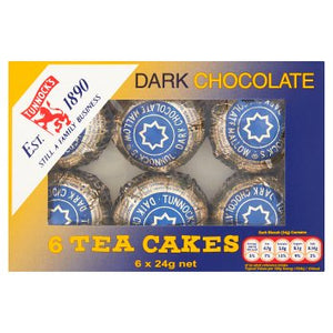 Tunnock's Dark Chocolate Tea Cakes 6 x 24g