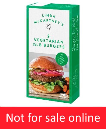Linda McCartney's 2 Quarter Pounder Burgers