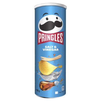 Pringles Salt & Vinegar Crisps Can 165g