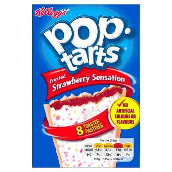 Kellogg's Pop-Tarts Strawberry Sensation, 8x48g