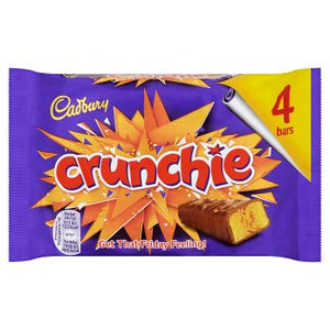 Cadbury Crunchie Chocolate Bar, 4 Pack 104.4g
