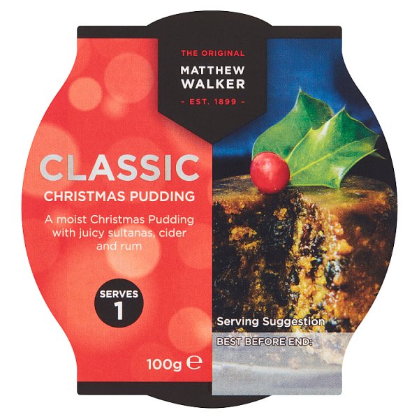 Matthew Walker Classic Christmas Pudding 100g