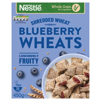 Nestle Shredded Wheat Fruity Blueberry Wheats, 450g