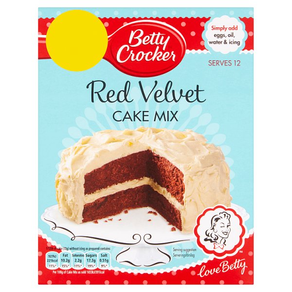 Betty Crocker Red Velvet Cake Mix, 425g