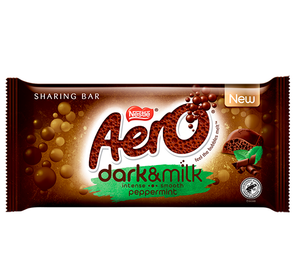 Aero Dark and milk peppermint, 90g