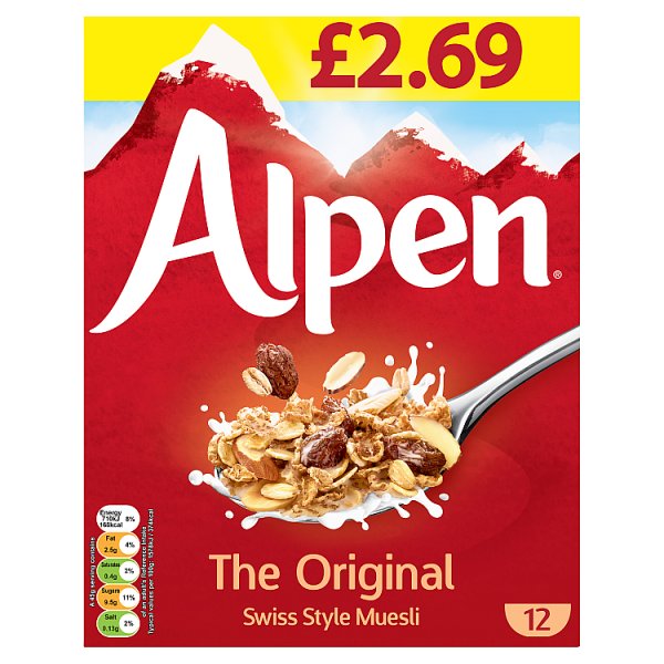 Alpen Original Swiss Recipe Muesli 550g