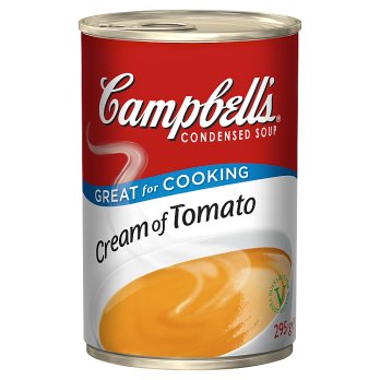 Campbell's Cream of Tomato Condensed Soup, 295g