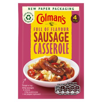 Colman's Sausage Casserole Recipe Mix 39g