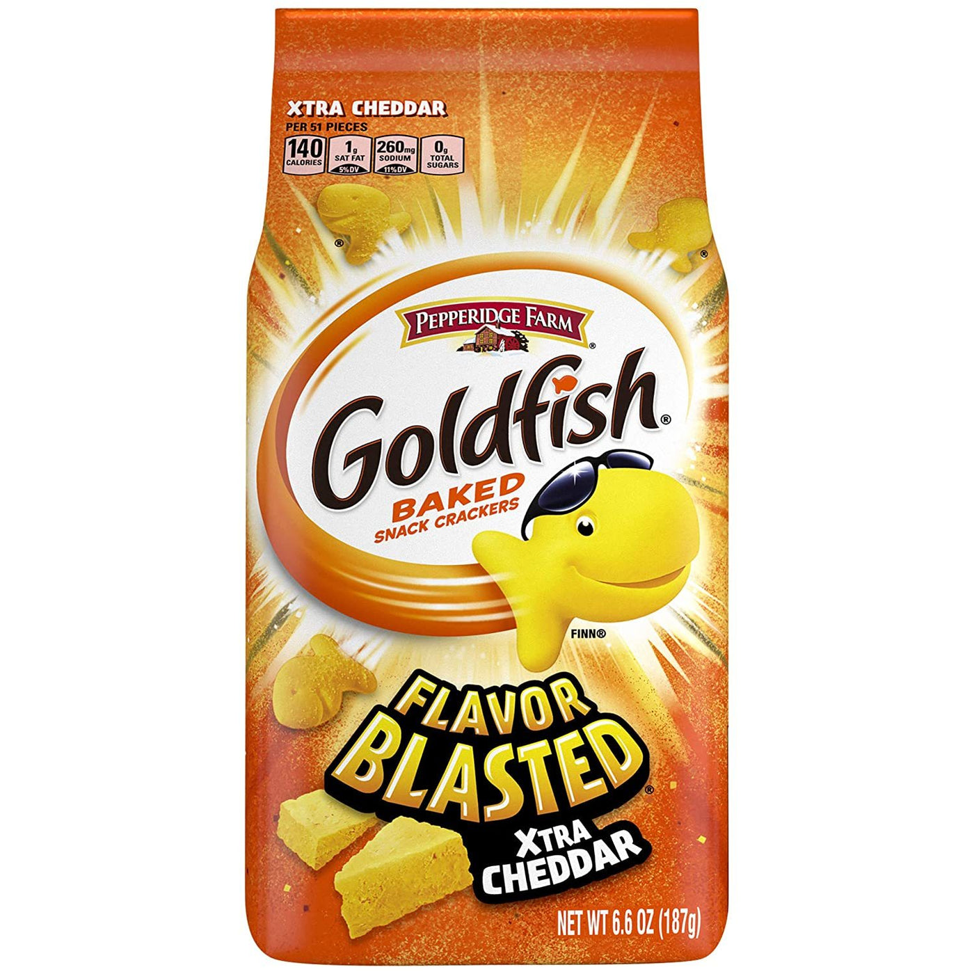Goldfish Xtra Cheddar 187g