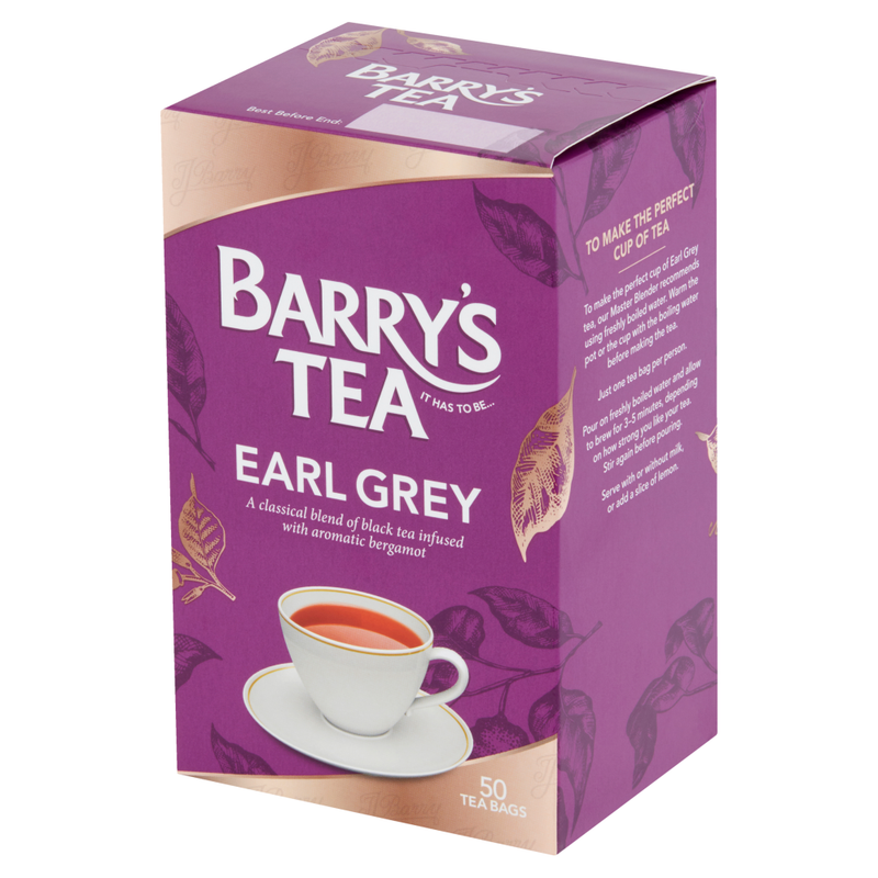 Barrys Earl Grey 50 bags, 125g