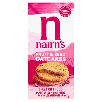 Nairn's Fruit &amp; Seed Oatcakes 225g