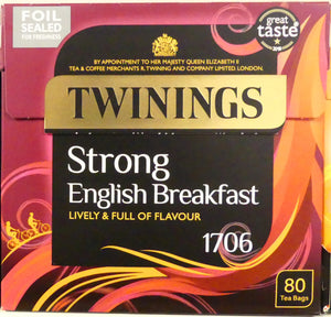 Twinings Strong Breakfast Tea 80s