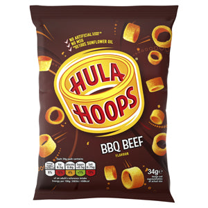 Hula Hoops Big Hoops BBQ beef, 70g