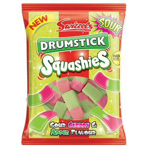 Swizzels Drumstick Sour Cherry and Apple Bag, 120g