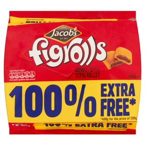 Jacob's Fig Roll, 200g + 100% Free