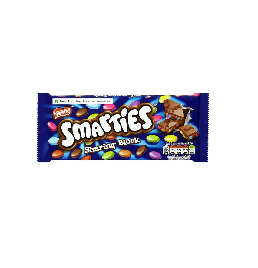 Smarties Chocolate Bar 90g