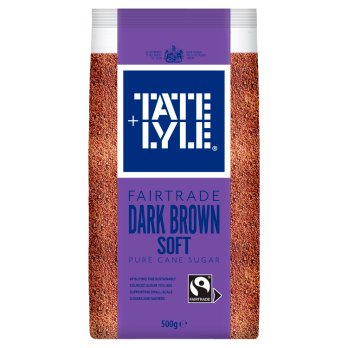 Tate &amp; Lyle Dark Brown Soft Sugar 500g