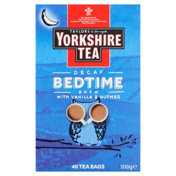Taylors of Harrogate Yorkshire Tea Decaf Bedtime Brew 40 Tea Bags, 100g