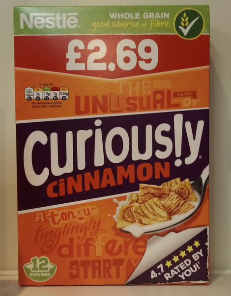 Curiously cinnamon cereal 375g