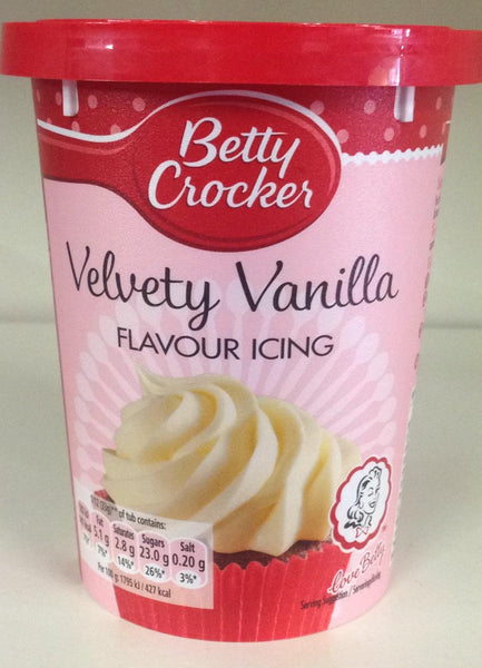 Betty Crocker Velvety Vanilla Icing 400g
