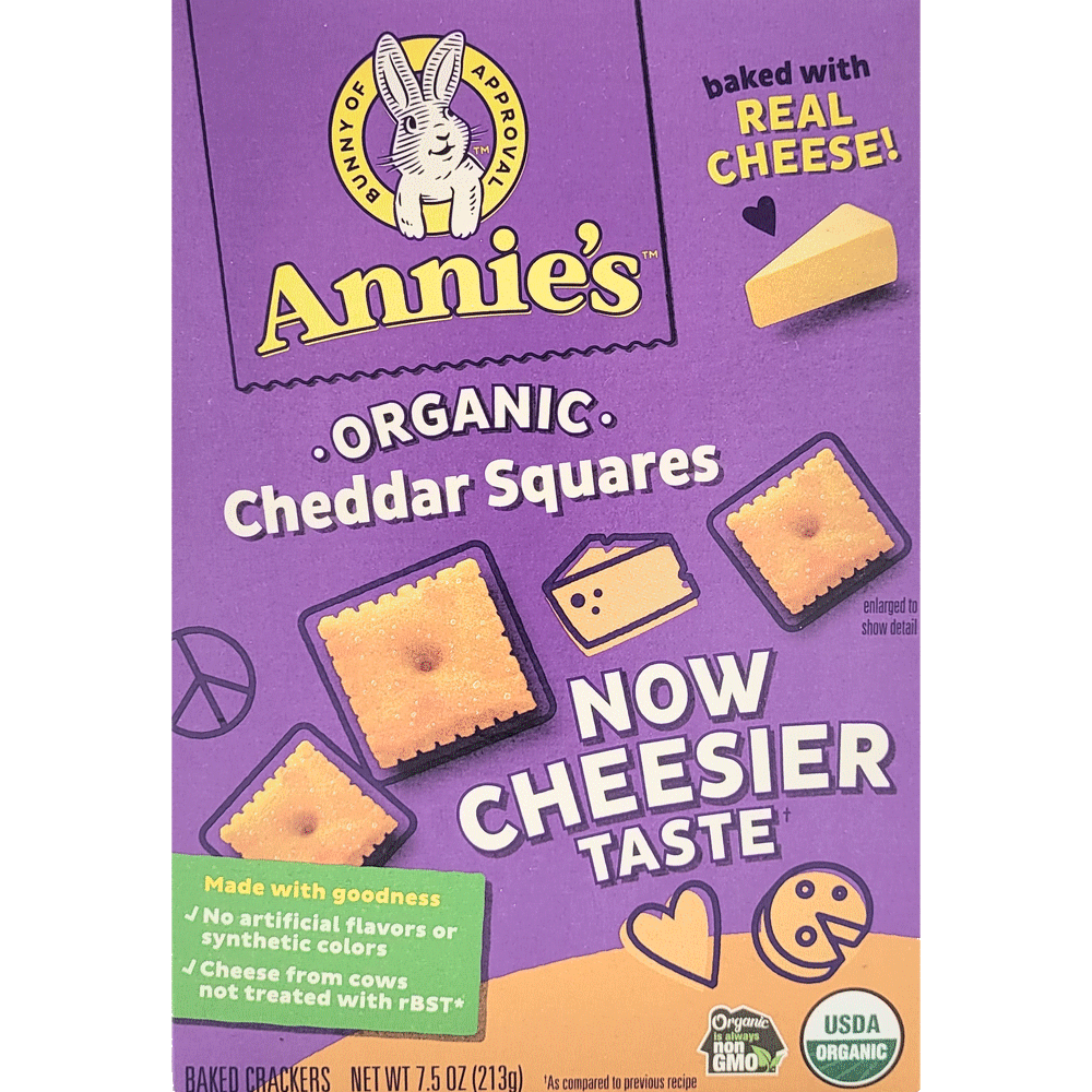 Annie's Cheddar Squares, 213g