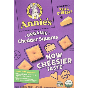 Annie's Cheddar Squares, 213g