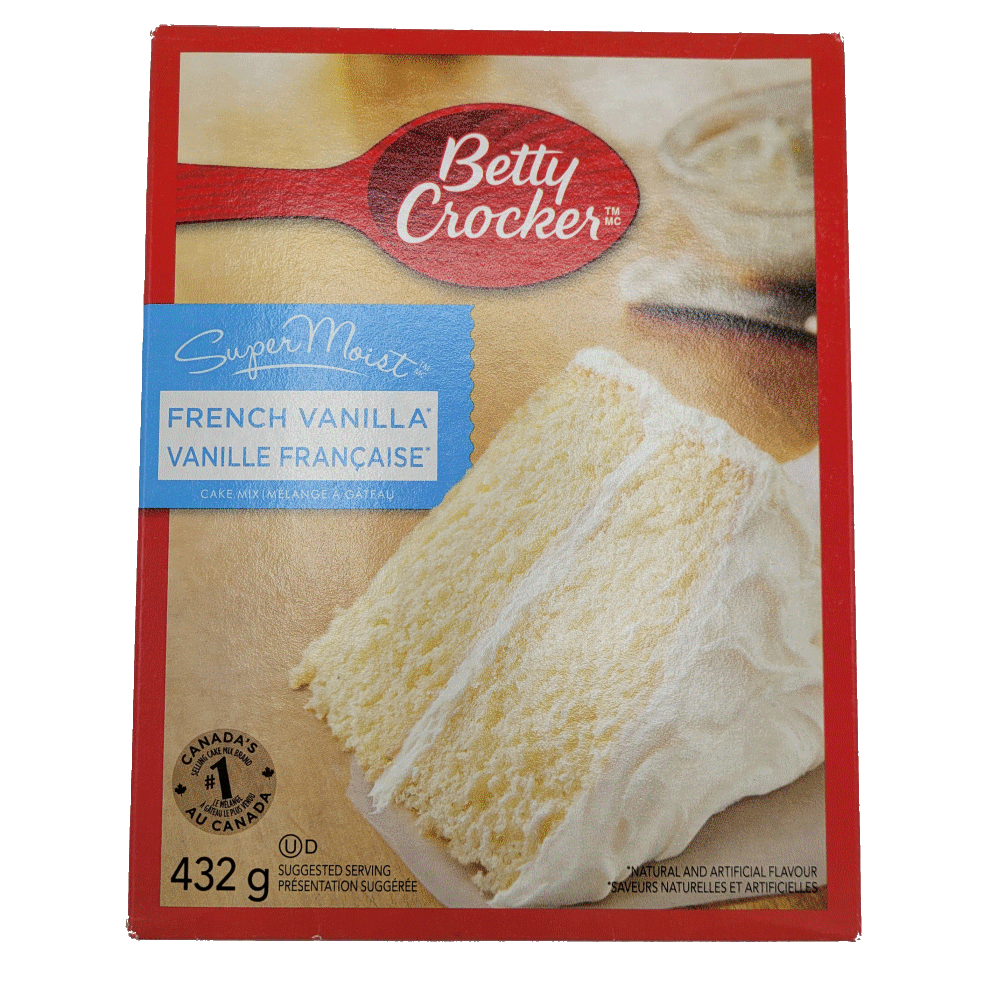 Betty Crocker Super Moist French Vanilla 432g