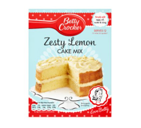 Betty Crocker Zesty Lemon Cake Mix 425g