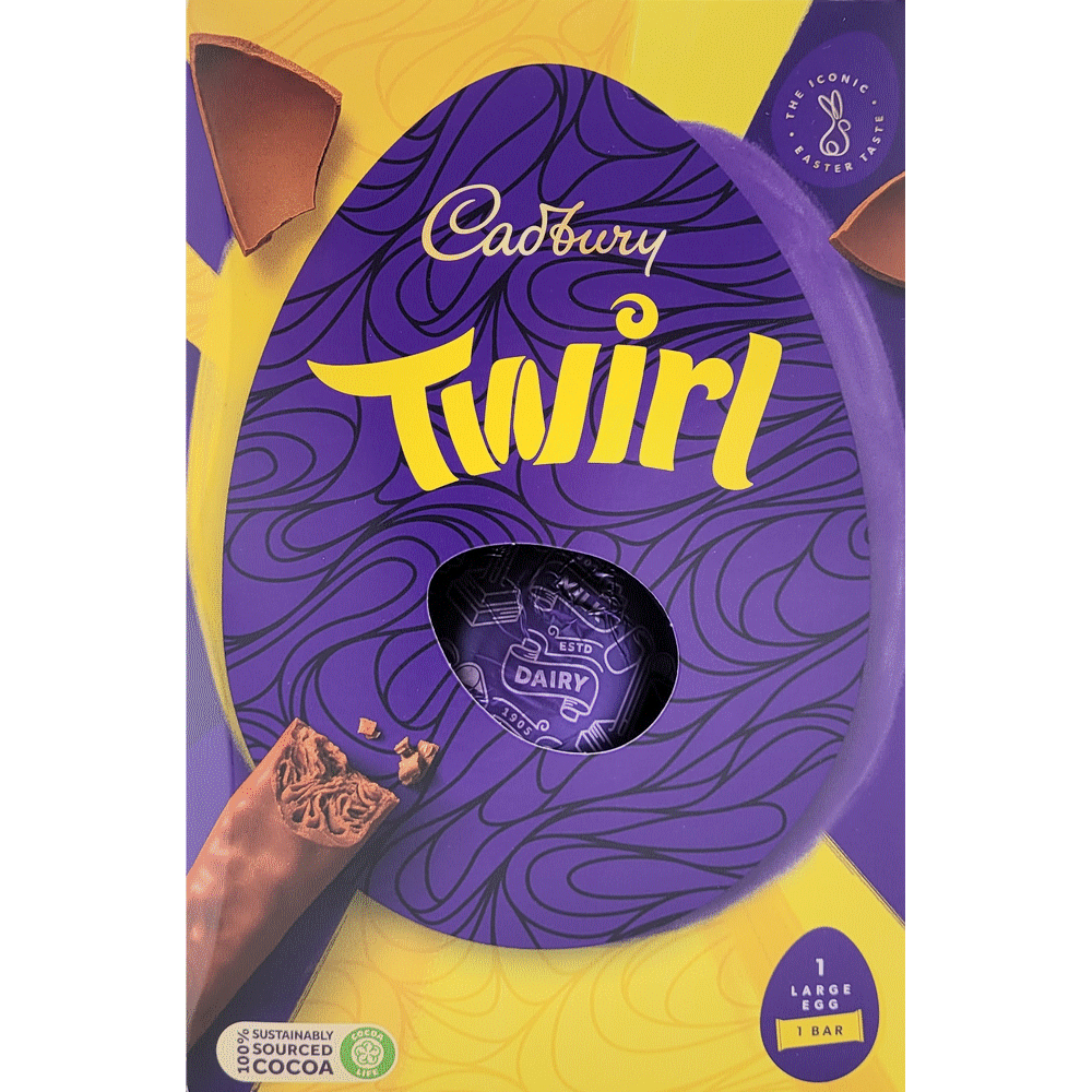 Cadbury Twirl Large Egg, 198g