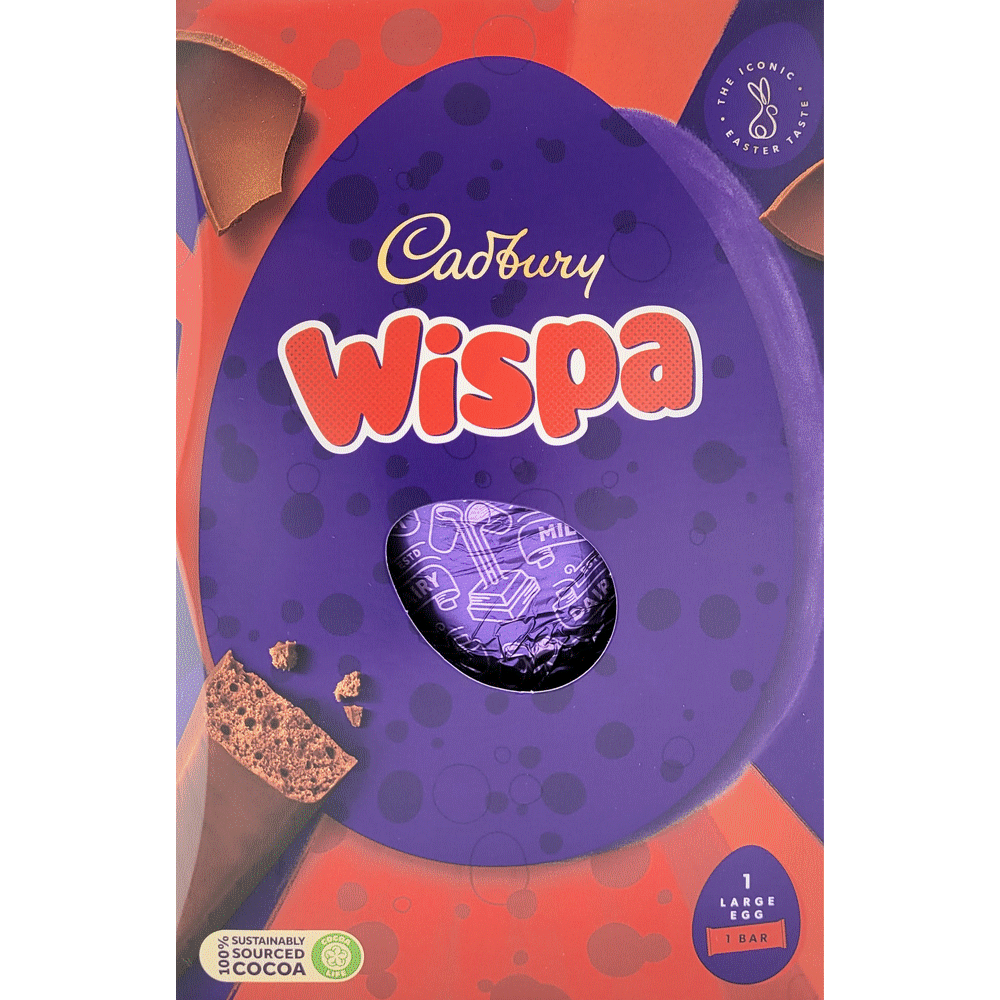 Cadbury Wispa Large Egg, 183g