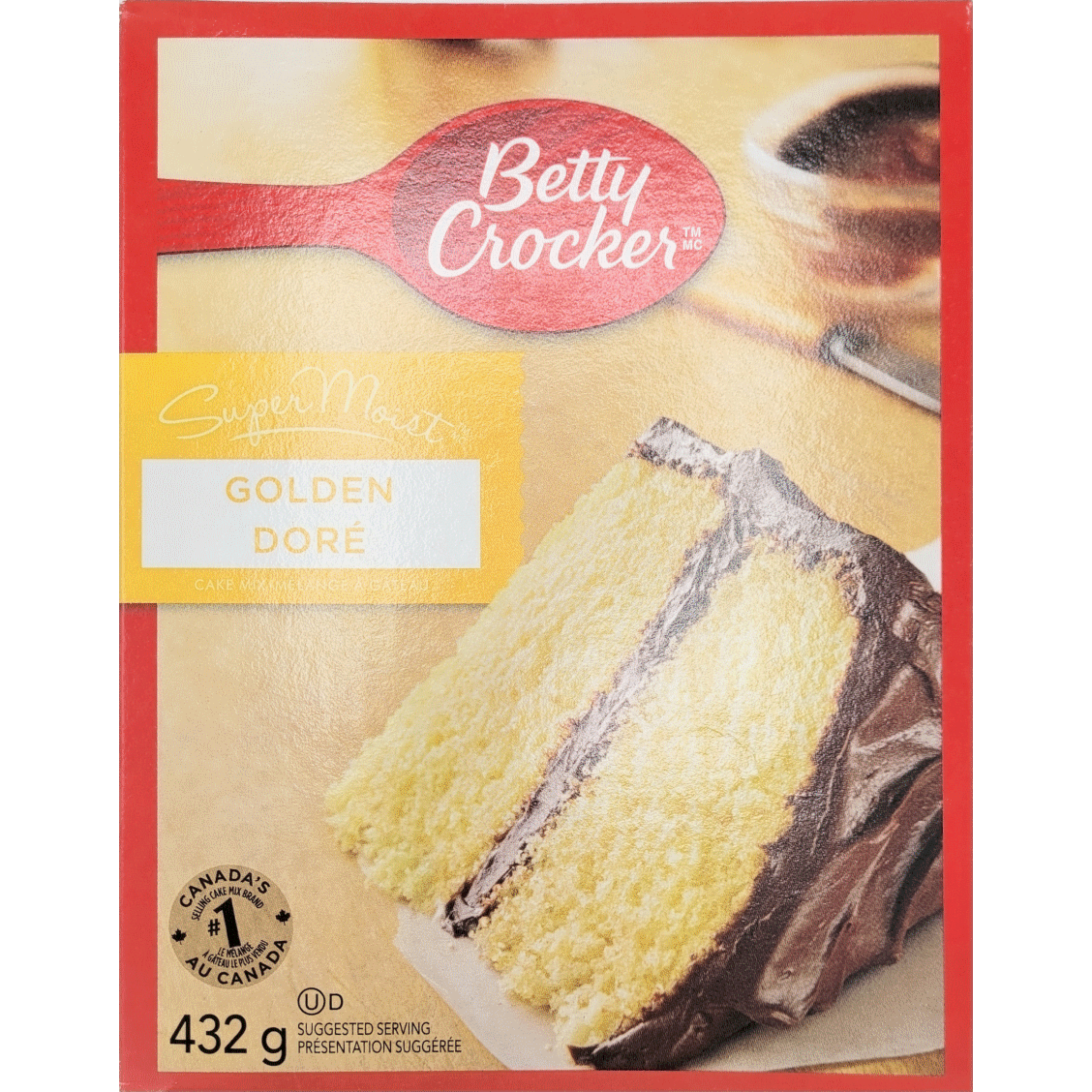 Betty Crocker Super Moist Golden Vanilla Cake 423g