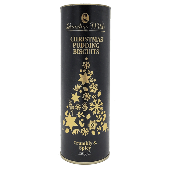 Grandma Wilds Christmas Pudding Biscuits Tube, 150g
