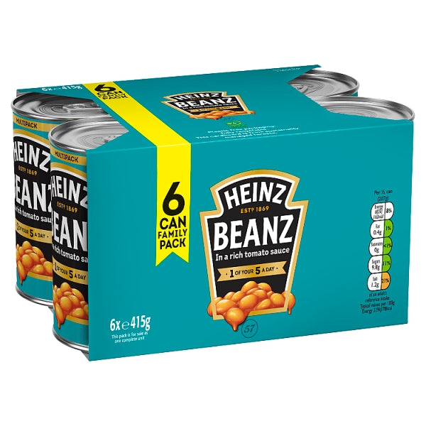 Heinz Beans 6-pack