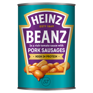 Heinz Beanz & Pork Sausage, 415g