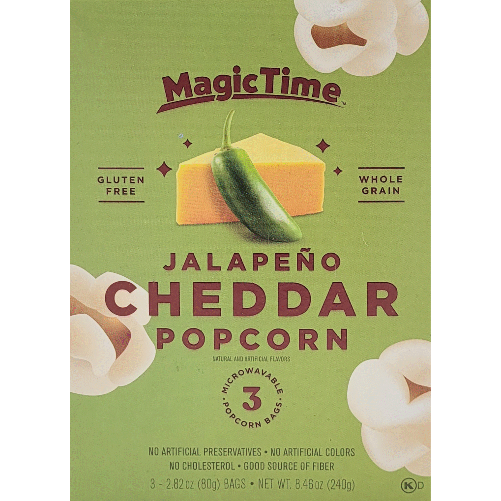 Magic Time Jalapeno Cheddar Popcorn, 240g