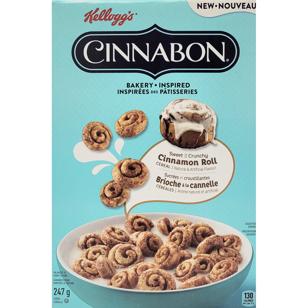 Kellogg's Cinnabon Cinnamon Roll Cereal