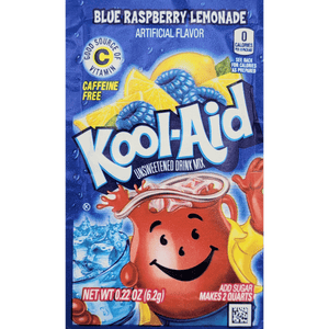 Kool-Aid Blue Raspberry sachet, 6.2g