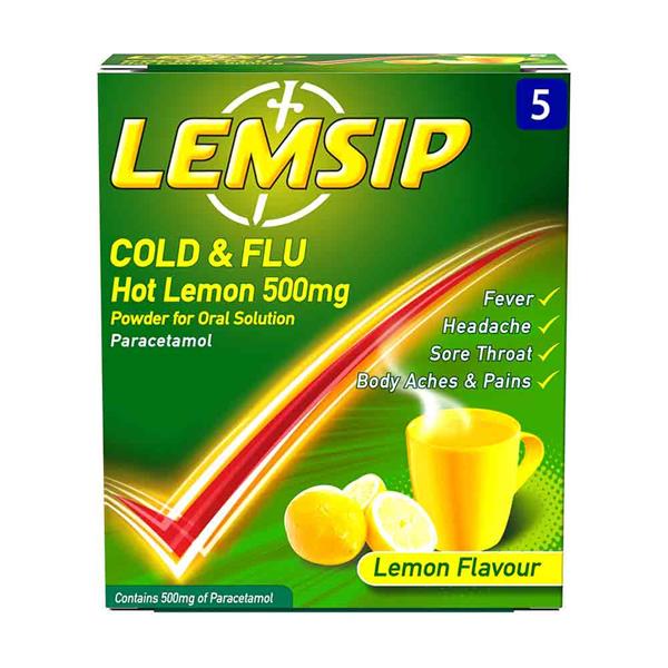 Lemsip Cold and Flu Hot Lemon