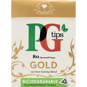 PG Tips Gold 80 tea bags, 232g