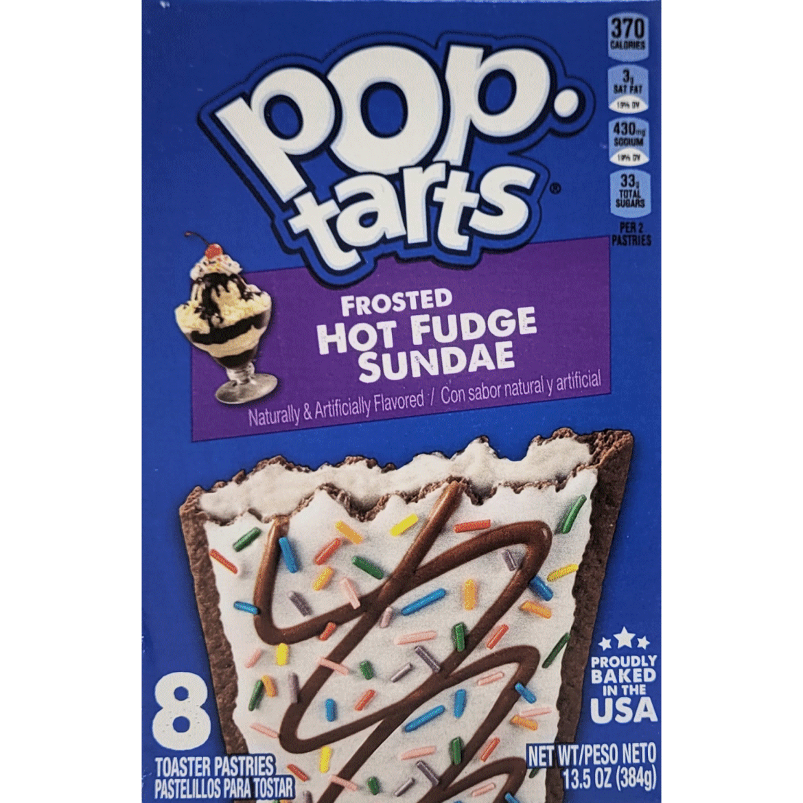 Pop Tarts Hot Fudge Sundae 8-pack, 384g
